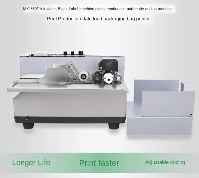 Stainless Steel Digital Continuous Automatic Label Coding Printing Machine
