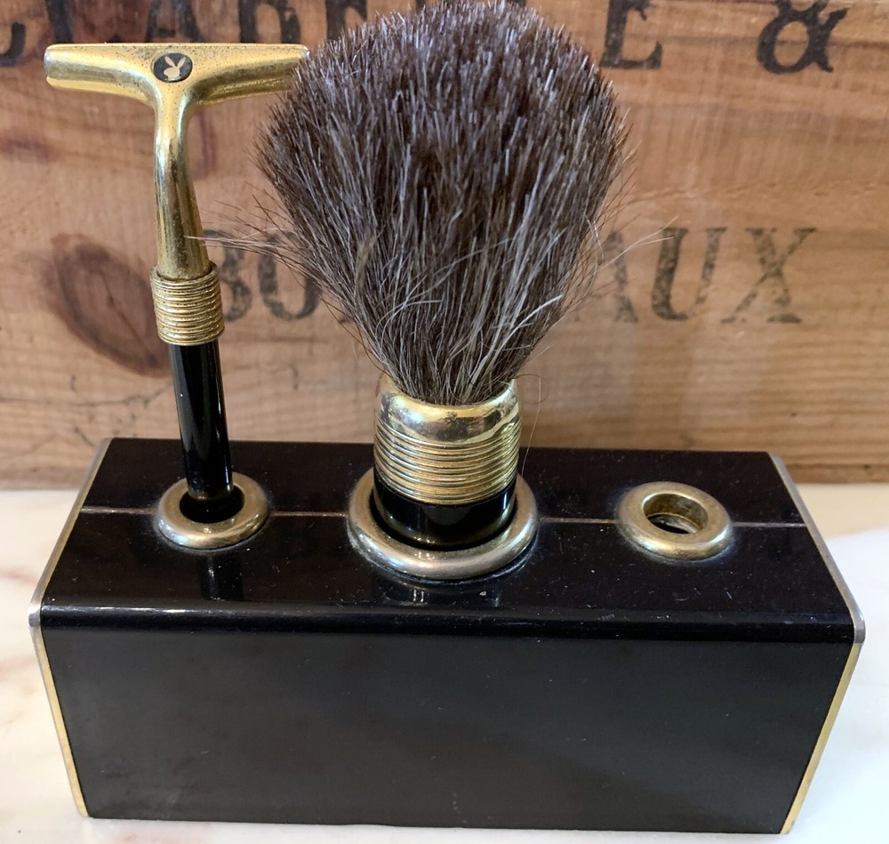VINTAGE PLAYBOY SHAVING SETs RAZOR