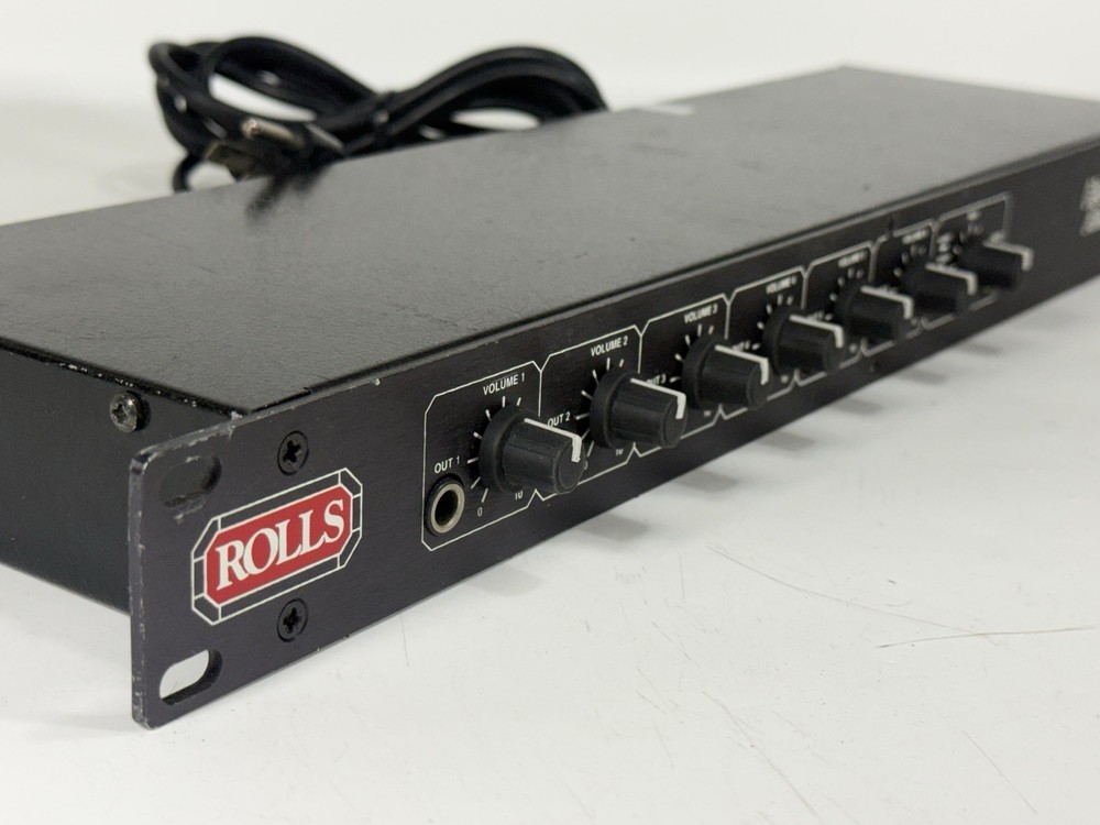 Rolls RA62 Professional 6-Channel Headphone Amplifier - Rack Mountable