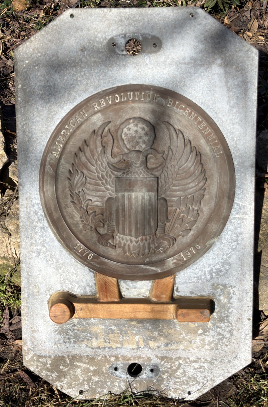 VTG Industrial Aluminum & Bronze Foundry Mold American Eagle Bicentennial ’76