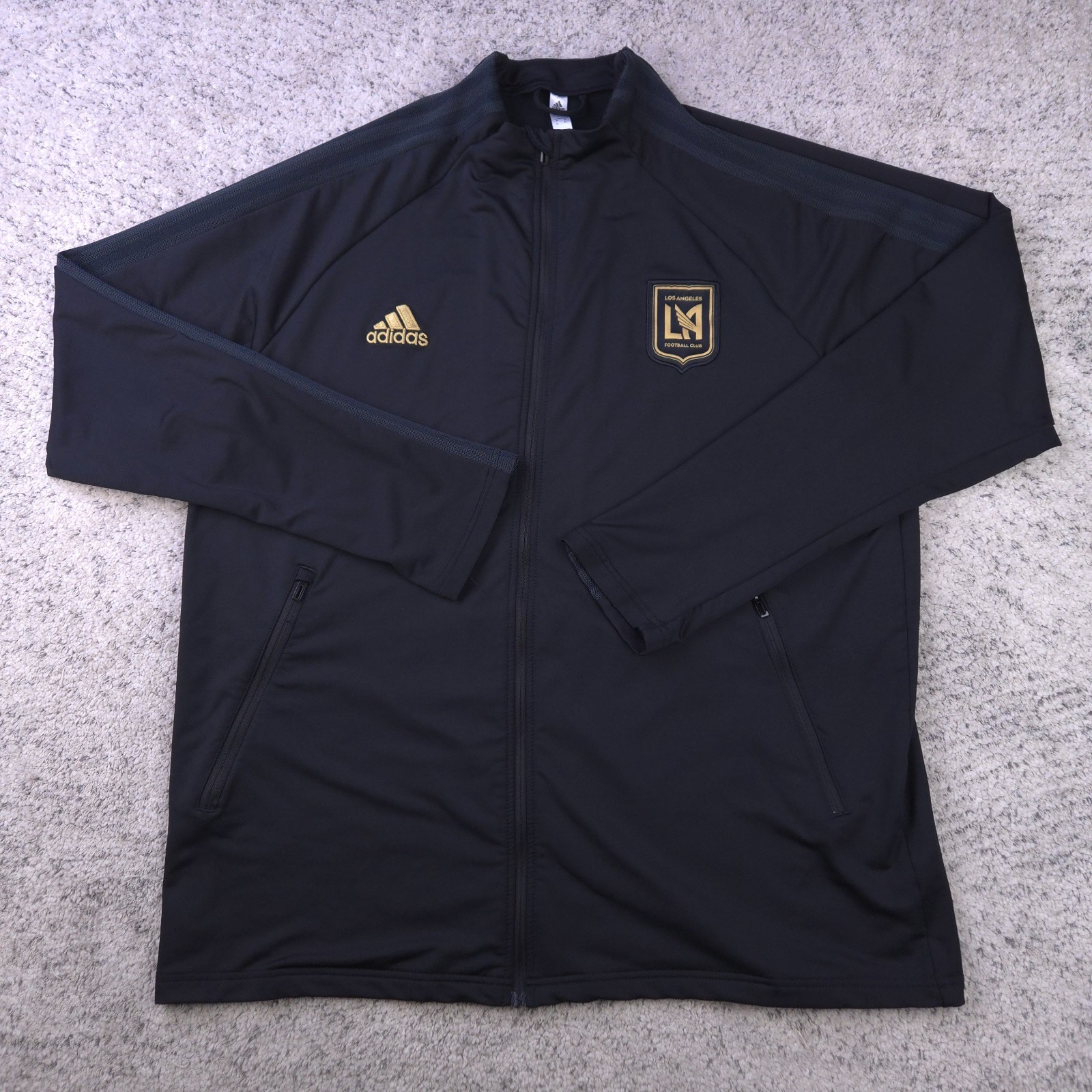 Los Angeles FC Jacket Mens XL Adidas Soccer Track Football Club Anthem LAFC MLS