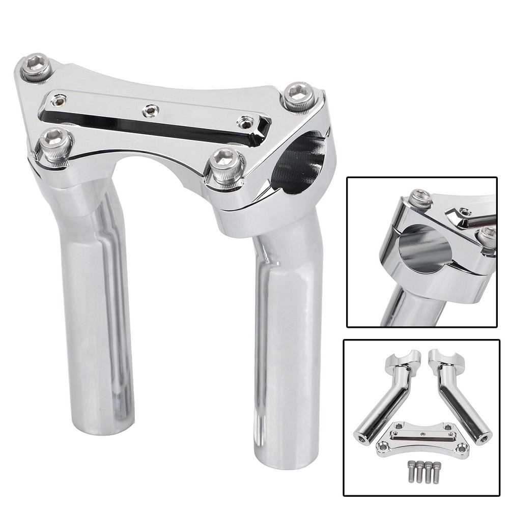 6" Pullback Handlebar Riser 1" Top Clamp For Harley Dyna Forty Eight Low Rider
