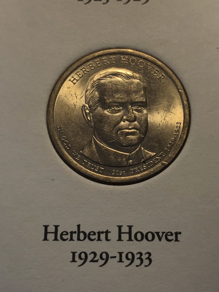 2014 Herbert Hover Presdential coin from Uncirculated Roll
