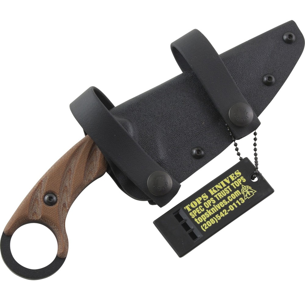 TOPS Cut 4.0 Combat Utility Tool Fixed Blade Knife Dragonfly Tread Handles