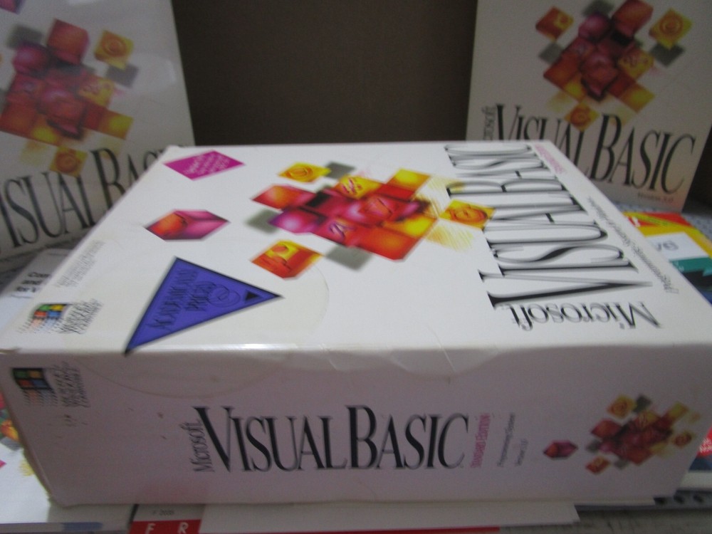 MICROSOFT VISUAL BASIC 3.0--3.5" DISKS STANDARD EDITION WINDOWS--EXCELLENT COND.