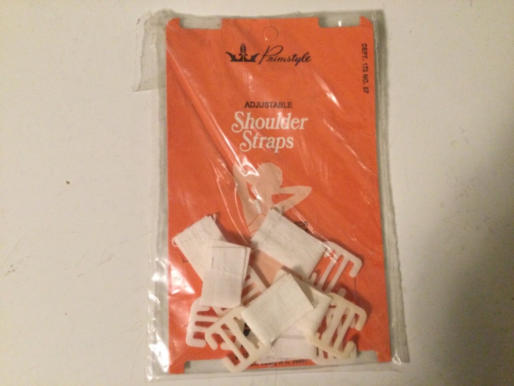 6 pc. Bra Hooks, Bathing Suit, slip shoulder Straps Replacement Primstyle NOS