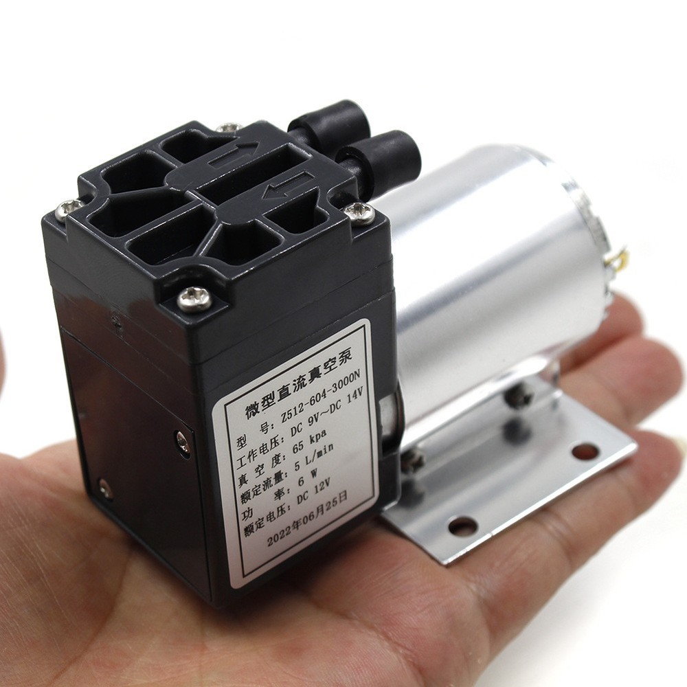 6W Micro Vacuum Micro-Pump High Pressure Suction Diaphragm Pump Holder