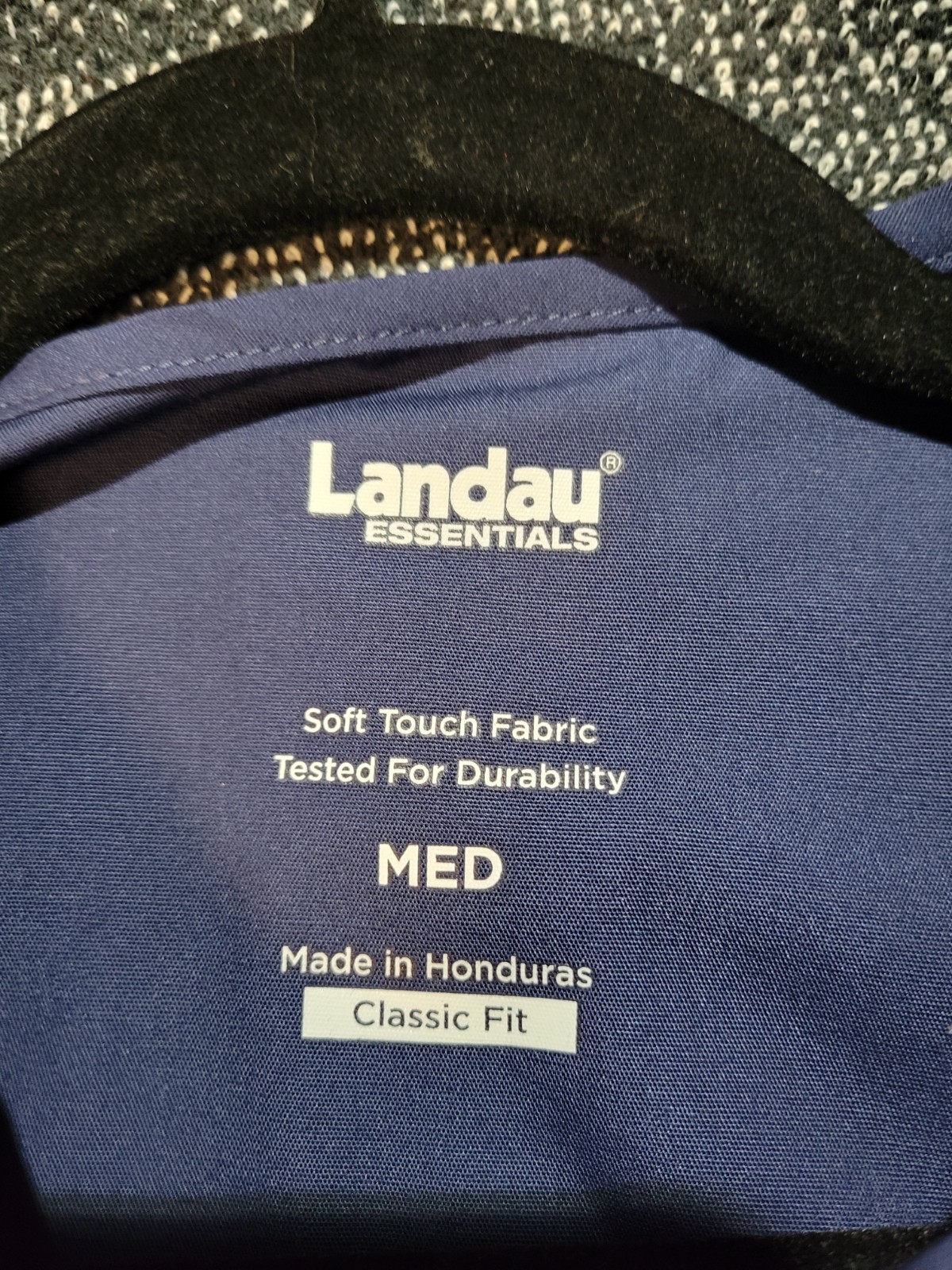 NWT. Med Unisex Long Sleeve Scrub Top/Jacket By Landau. Measurements Posted.