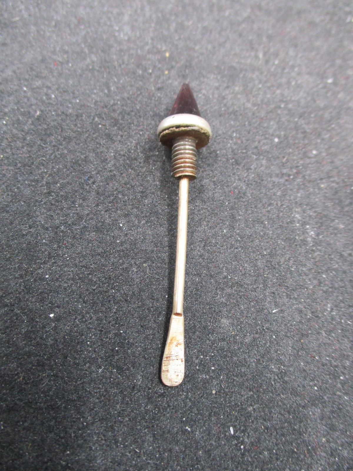 VIntage ORMEX Sterling Silver Scent - Perfume Bottle W/ Daiber Violin Shape