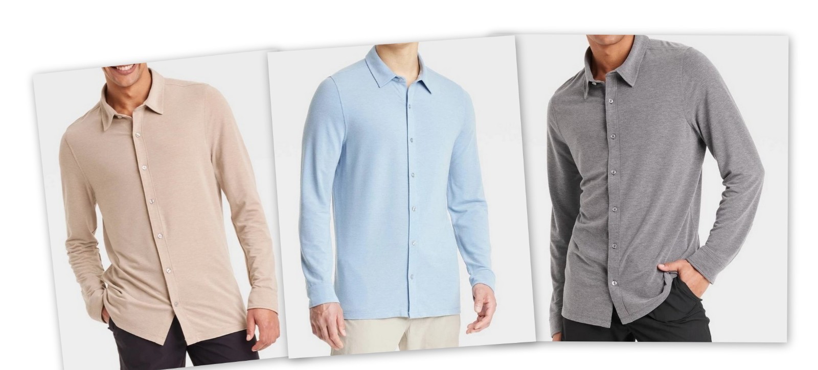 All In Motion Commuter Work Button-Down Wicking Shirts