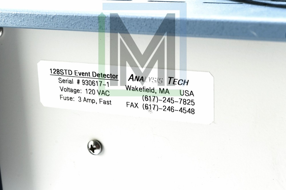 128STD 128-STD ANALYSIS TECH MODEL 128 128-CHANNEL STD EVENT DETECTOR