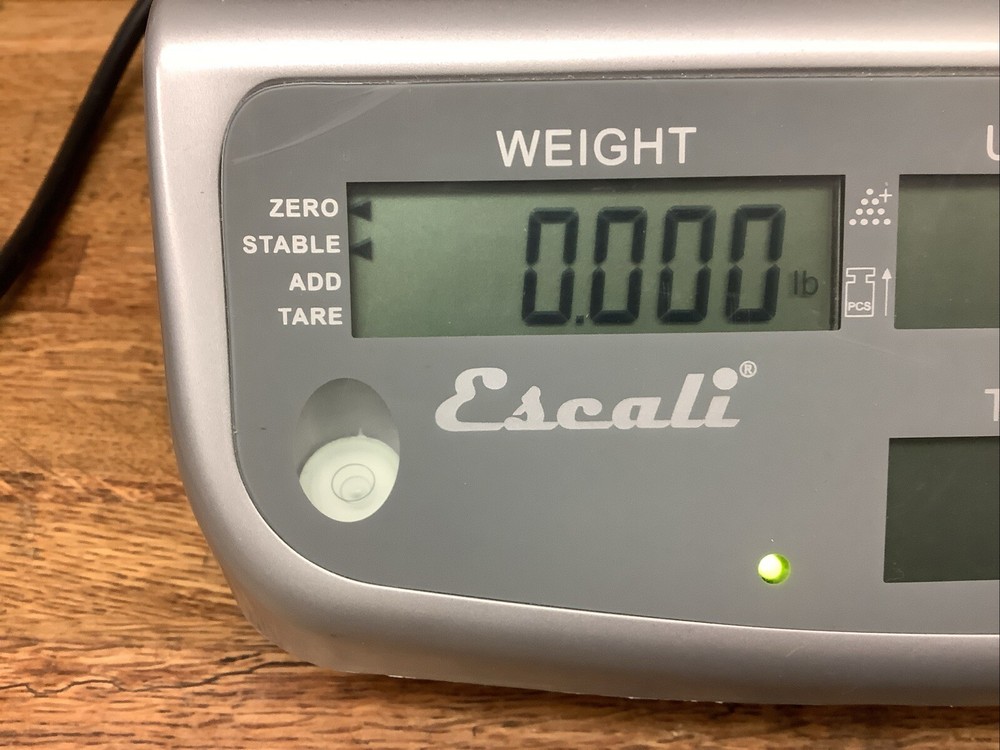 escali digital scale quantity and unit counting C136 -no Manual