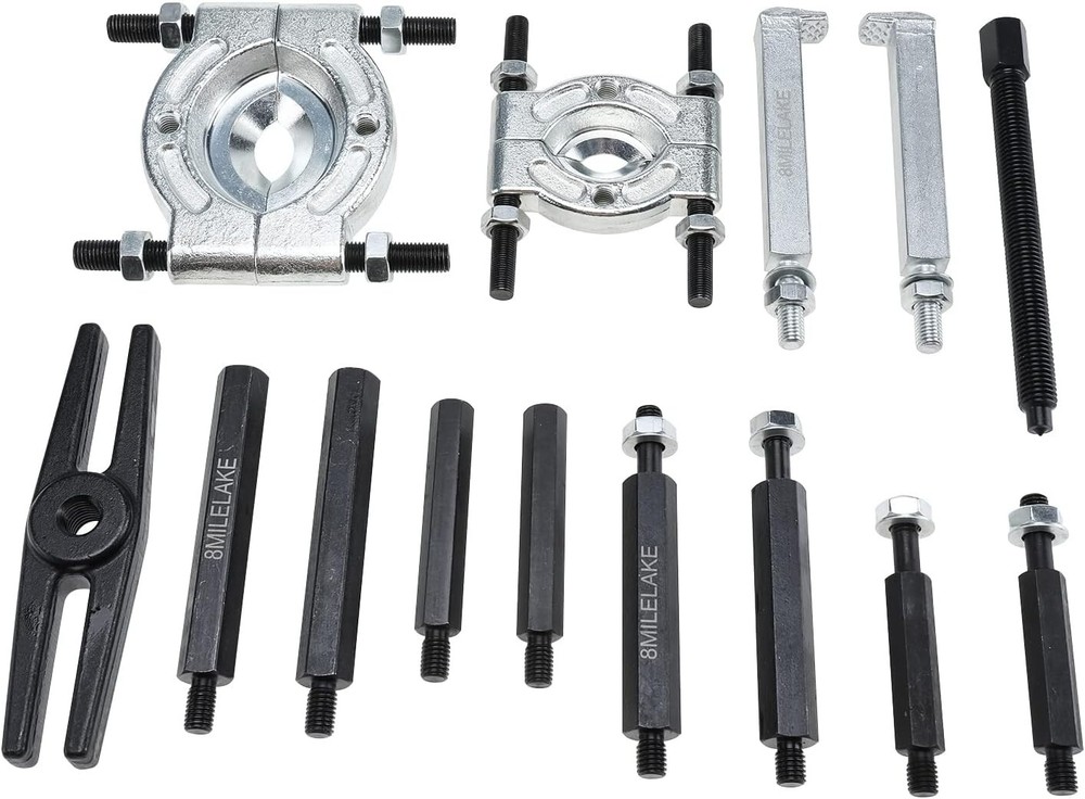 14Pcs Universal Bearing Separator Puller Kit 2" & 3" Splitters Car Gear Remover