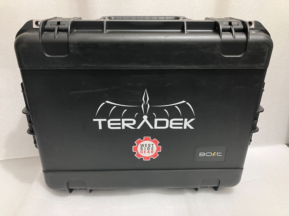 Teradek Bolt 3000 receiver with antenna array in OEM hard case