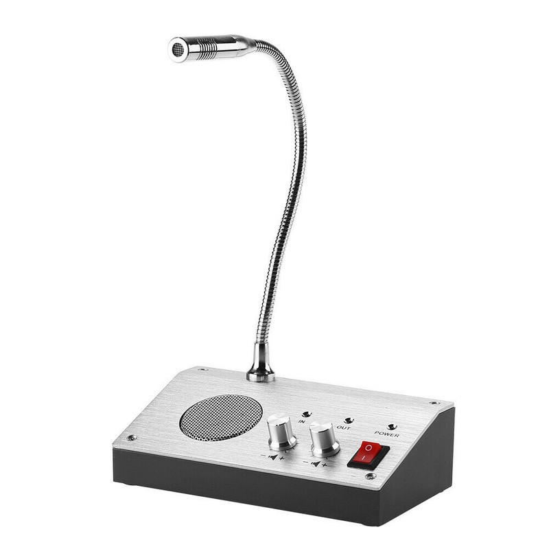 Window Speaker Two-Way Counter Intercom Speaker System Two-Way Voice Dialogue