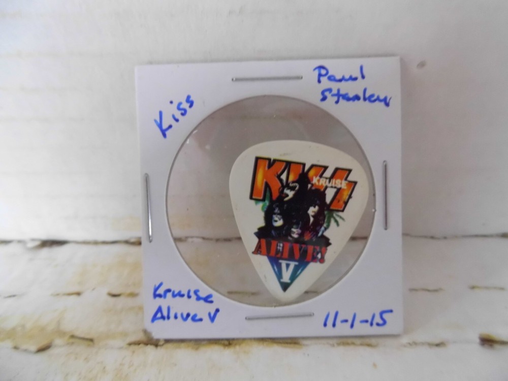 KISS KRUISE V "PAUL STANLEY" 2015 GUITAR PICK~READ DESCRIPTION #16~2