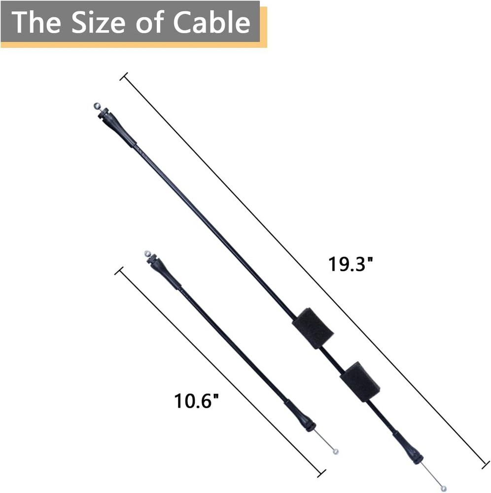Rear Door Latch Cable Compatible for 1992-2014 E-Van Right Cables