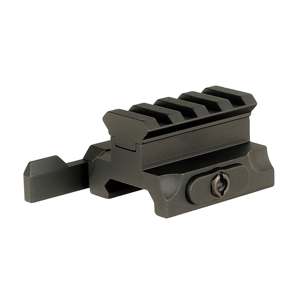 0.83" Quick Release Riser Mount 4 Slots Red Dot Base Adapter 20mm Picatinny Rail