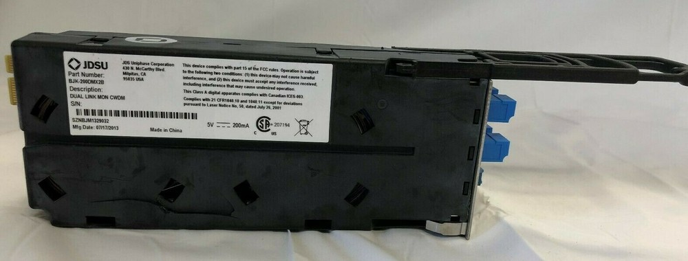 JDSU BJK-200LMX2B LASER SOURCE EXT SUIVAF2GAA