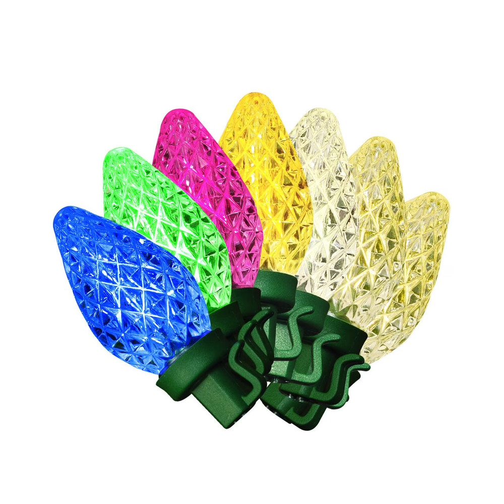 Holiday Time 50-Count 8-Function Multicolor to Warm White Color-Sync LED C7
