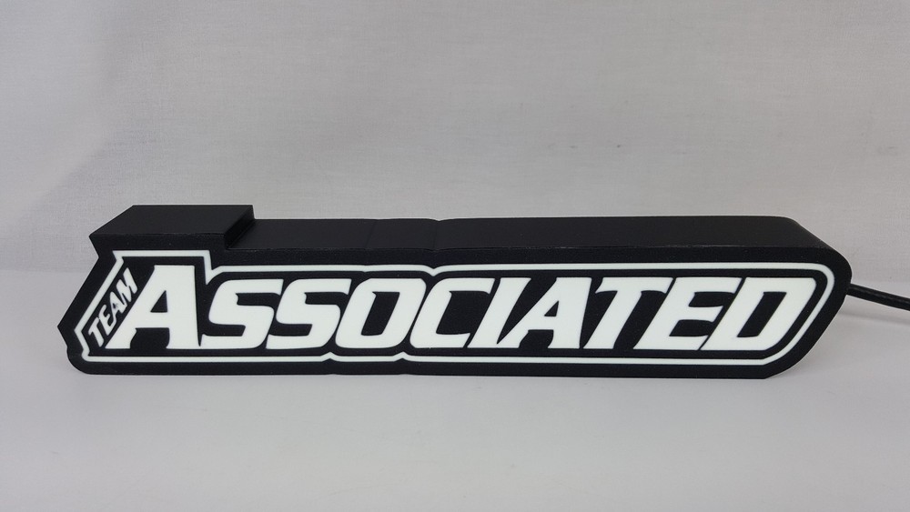Team Associated AE RC Racing R/C LED Sign Light Box Wall Decor LED Display