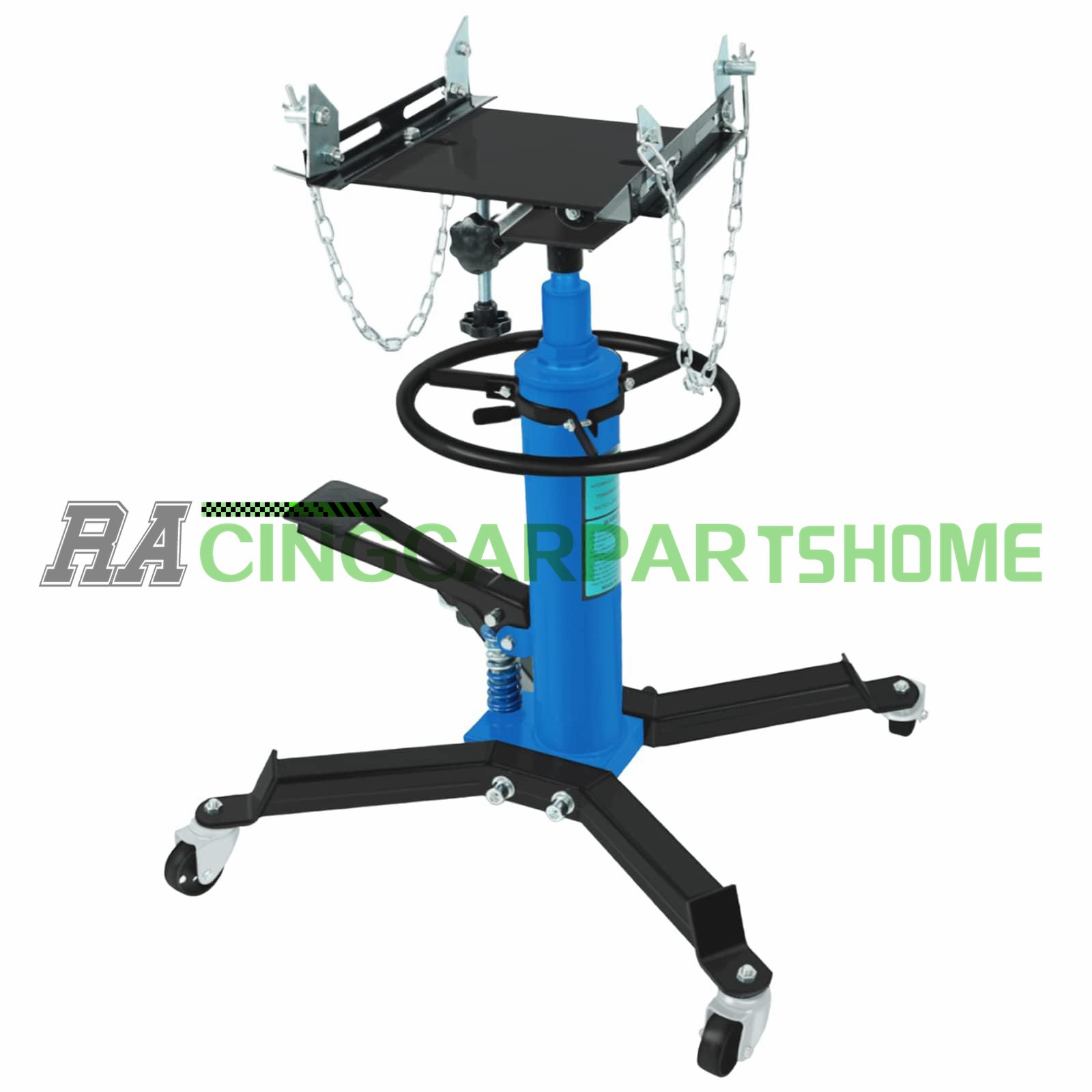 35"-72" Adjustable Height Hydraulic Transmission Jack 1660lbs / 0.75T Lift Hoist