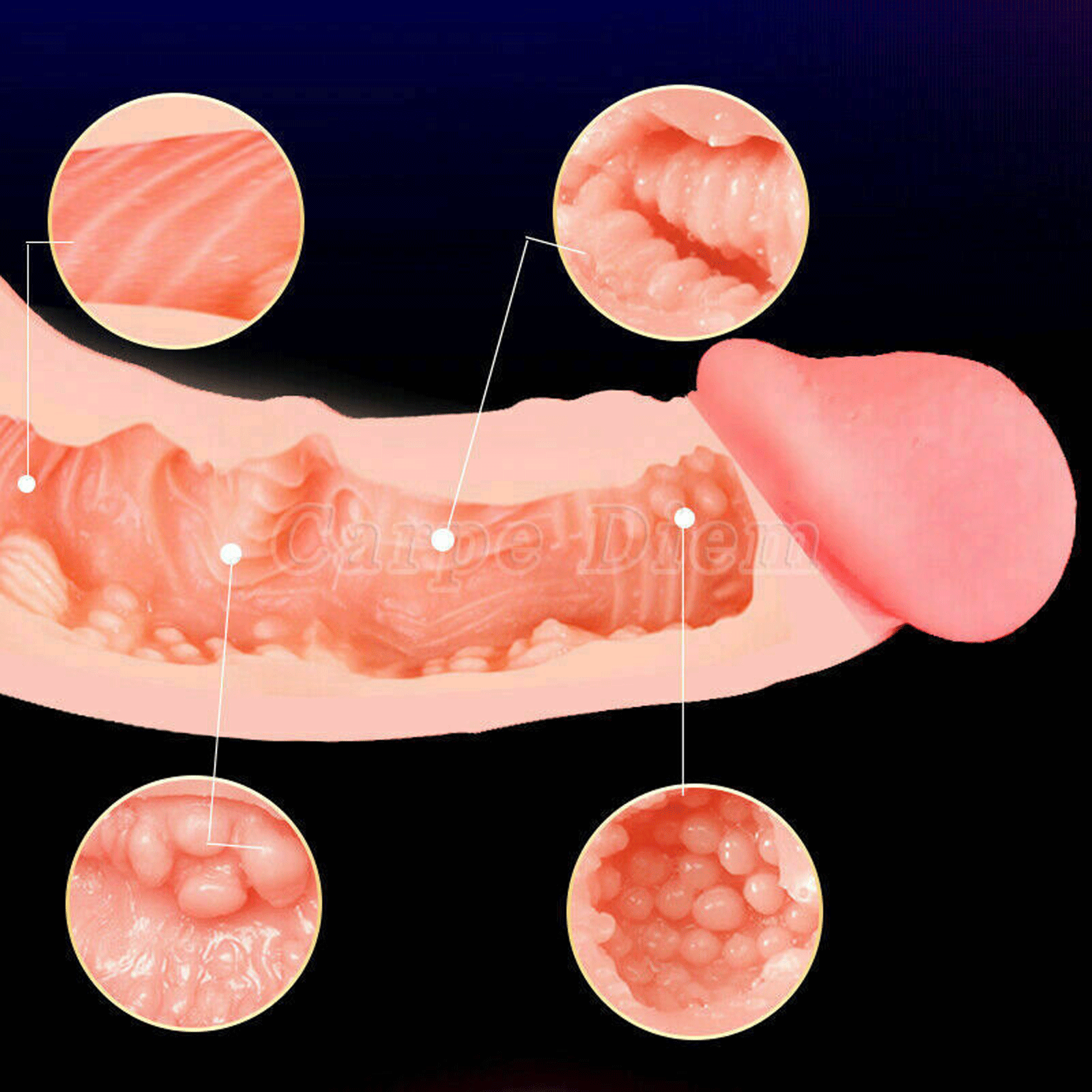 Penis SLEEVE Adult Male Realistic Vagina Pocket Pussy Masturbator Sex Toys Men