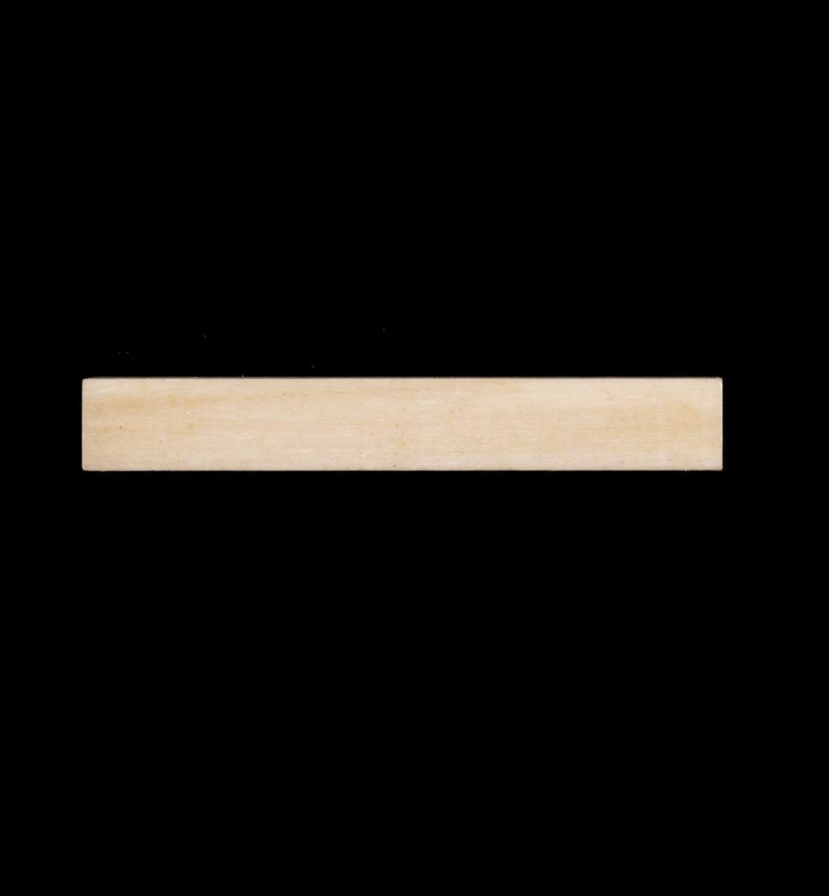 Tone Ninja Genuine Bone Nut Blank, Unbleached 5/16" thick NUT-NU26