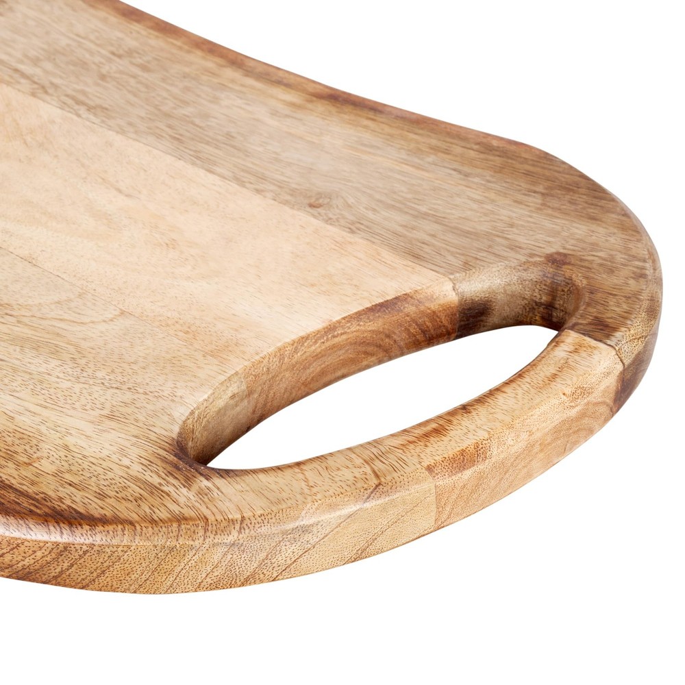 Mango Wood Cutting Board – Handcrafted Wooden Chopping Board for Kitchen Prep...