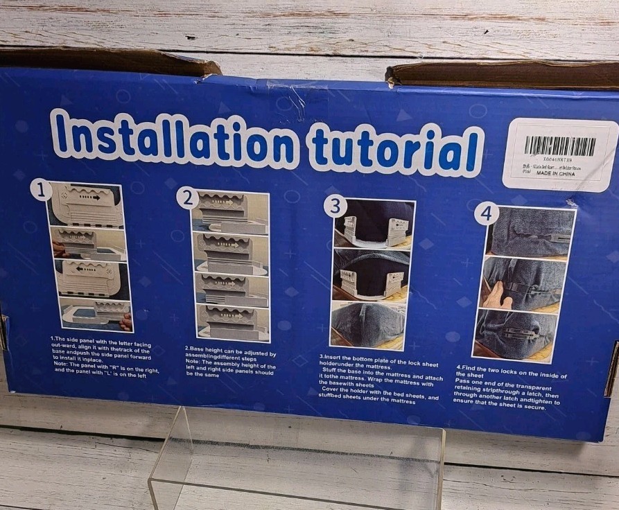 Bed Sheet Holders for Corners Keep Bed Sheets in Place, Adjustable Enhanced...