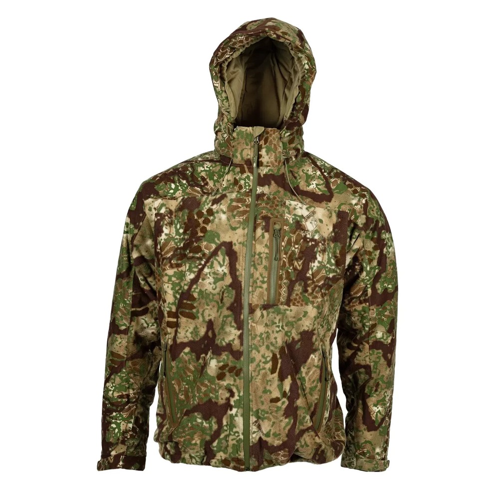 NEW Kryptek Vellus Hunting Jacket, Transitional Waterproof, Camouflage, MEDIUM