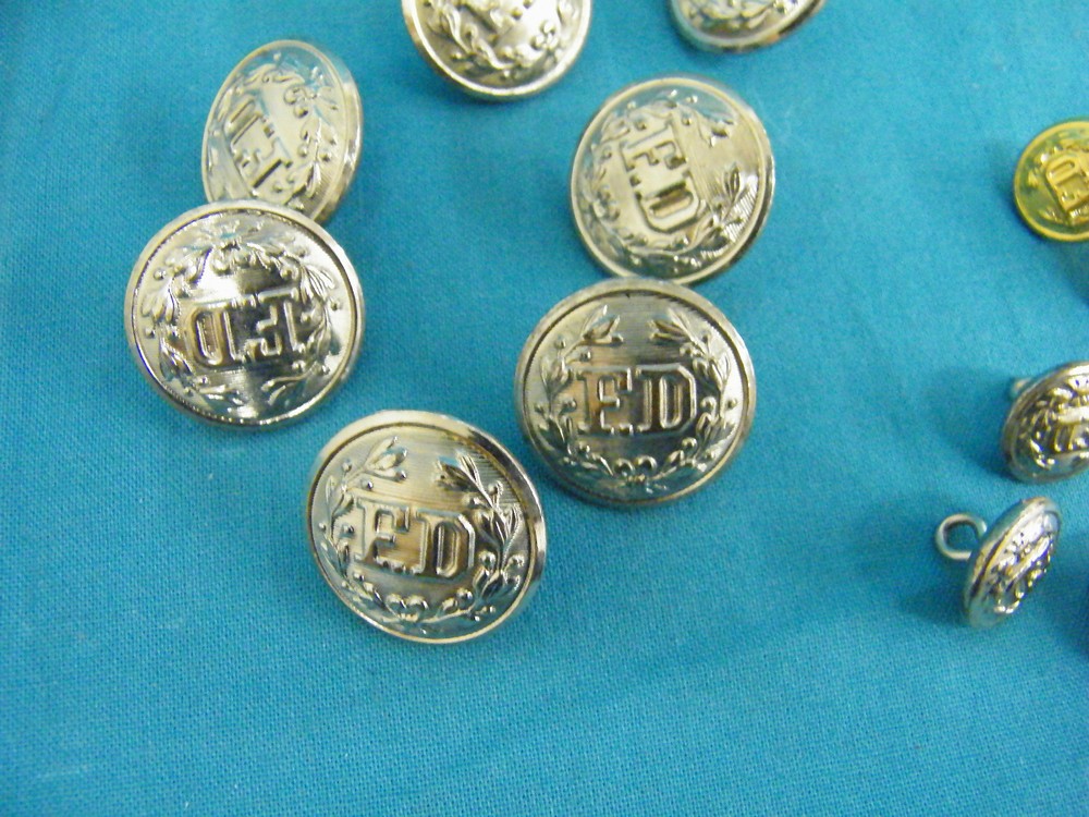 FD Fire Department Uniform Buttons Waterford Button Co.