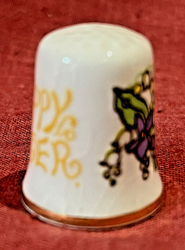 VINTAGE MASONS IRONSTONE EASTER 1981 THIMBLE EXCELLENT BOXED