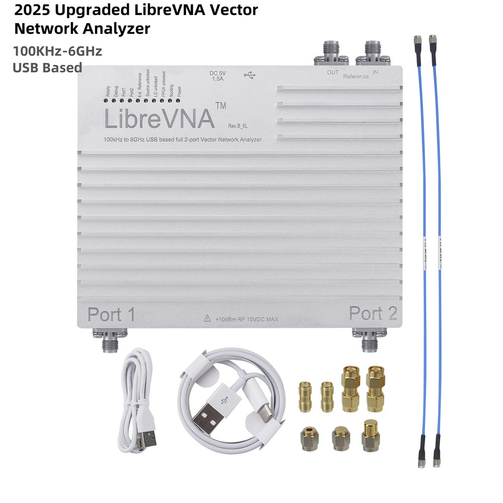 LibreVNA 100KHz-6GHz USB Based Full 2-Port Vector Network Analyzer 2025 Upgraded