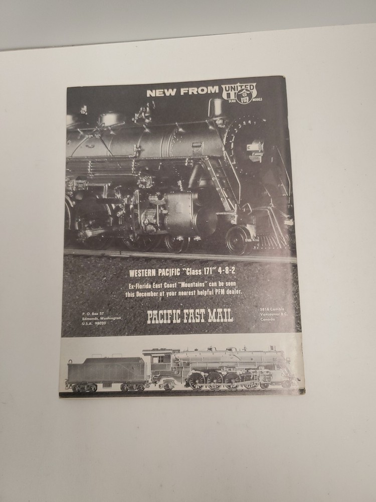 Model Railroader Magazine December 1972