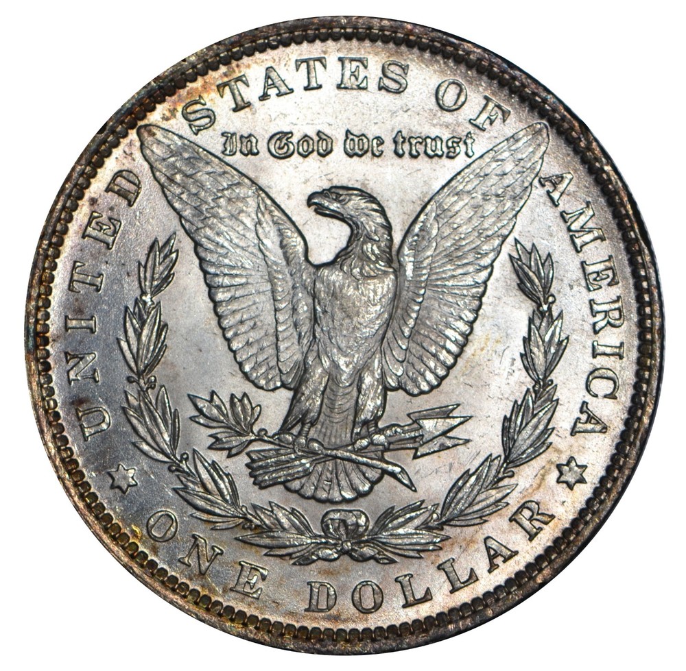 1891 Morgan silver dollar ANACS MS-62