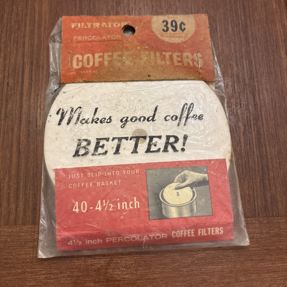 Filtrator 4" Percolator MCM An Original Packaging