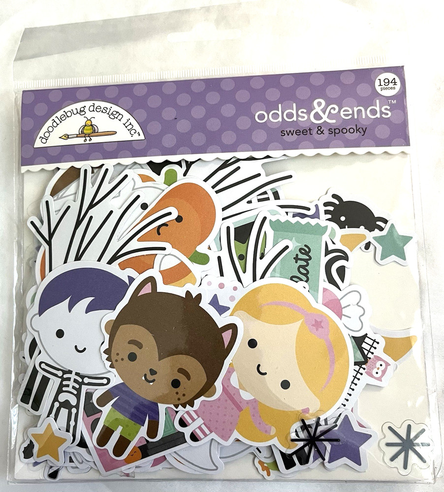 Doodlebug Design Odds & Ends + Chit Chat Die Cast Pieces Halloween