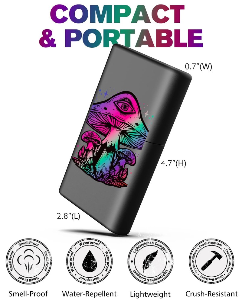 Cigarette Case for Classic Regular Smell Proof Box Multifunctional King Size Lig