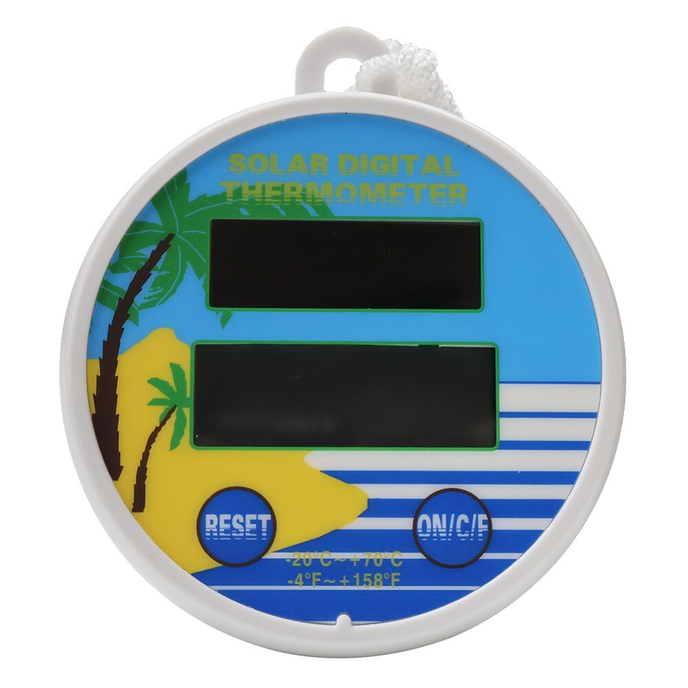Aqua Select Solar Powered Digital Thermometer for Swimming Pools