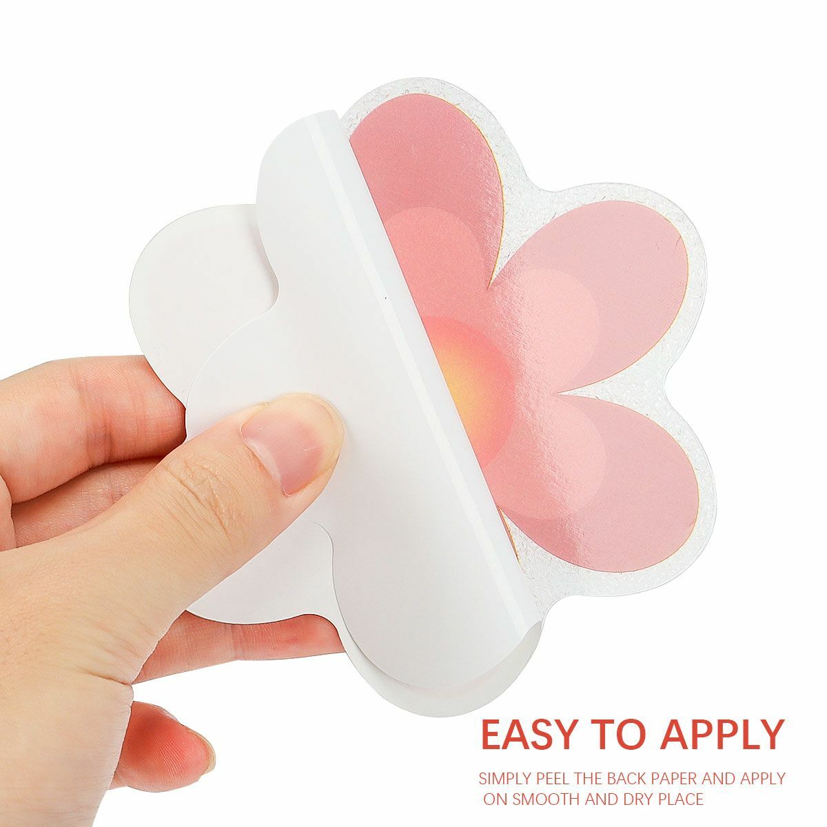 Non Slip Flower Stickers Decals Tape Mat for Bath Tub Stairs Shower Appliques