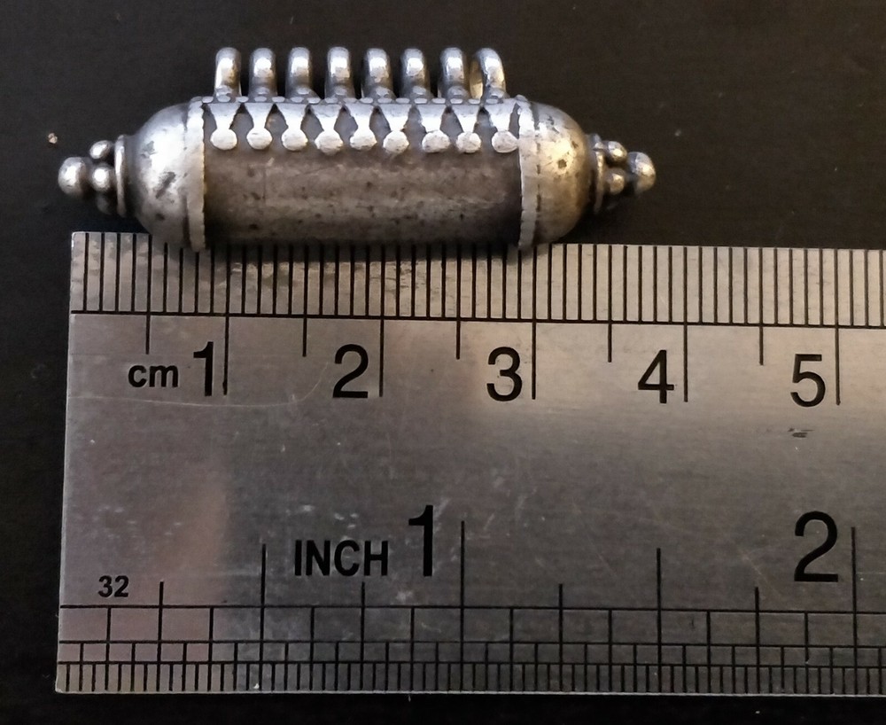 Antique .900 Silver Middle Eastern Hand Made Pendant
