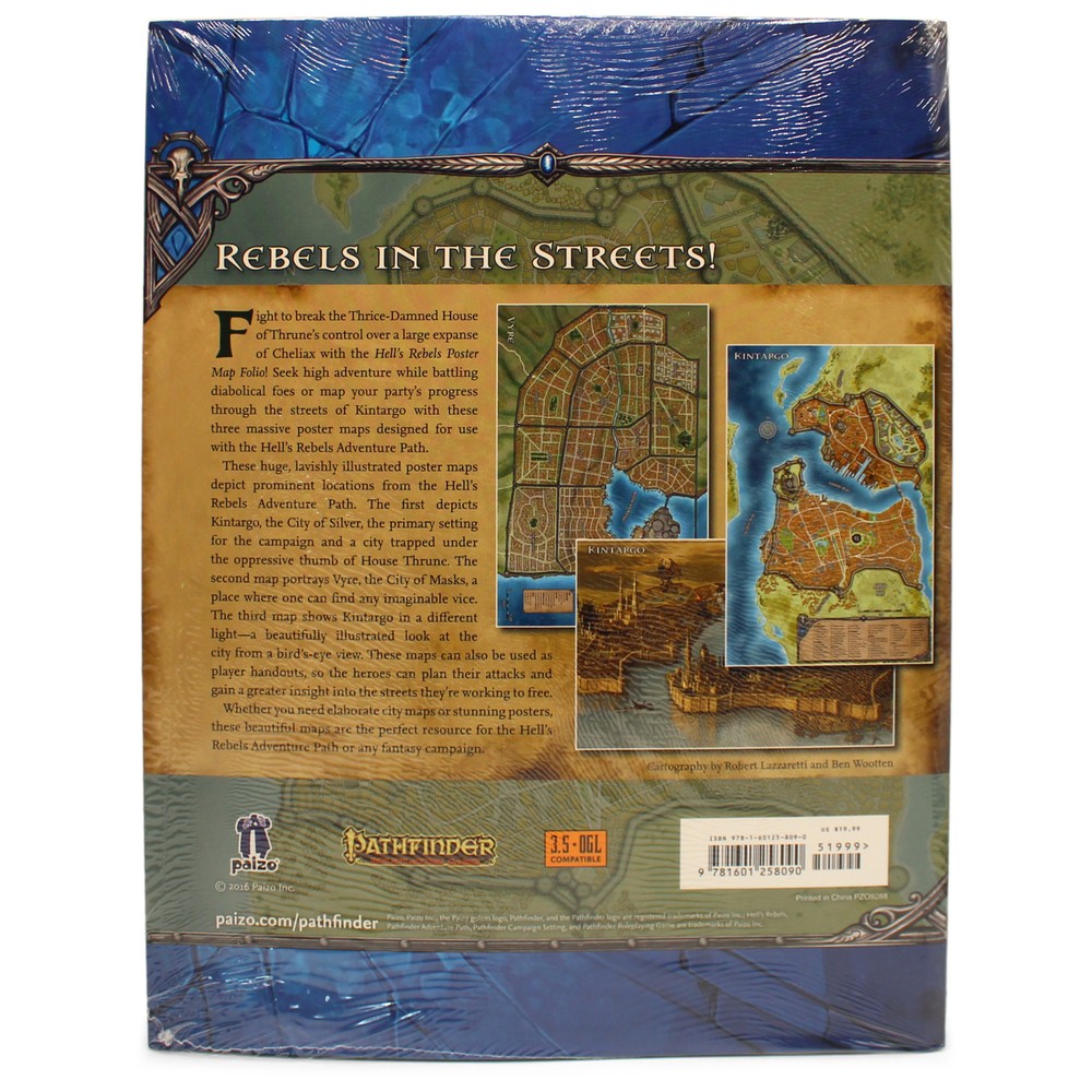 Pathfinder Campaign Setting: Hell's Rebels Poster Map Folio