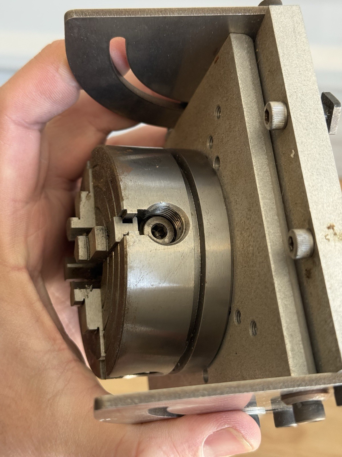 Sherline 3750 Tilting Angle Table Sine Plate for Milling Vise With 4 Jaw Chuck