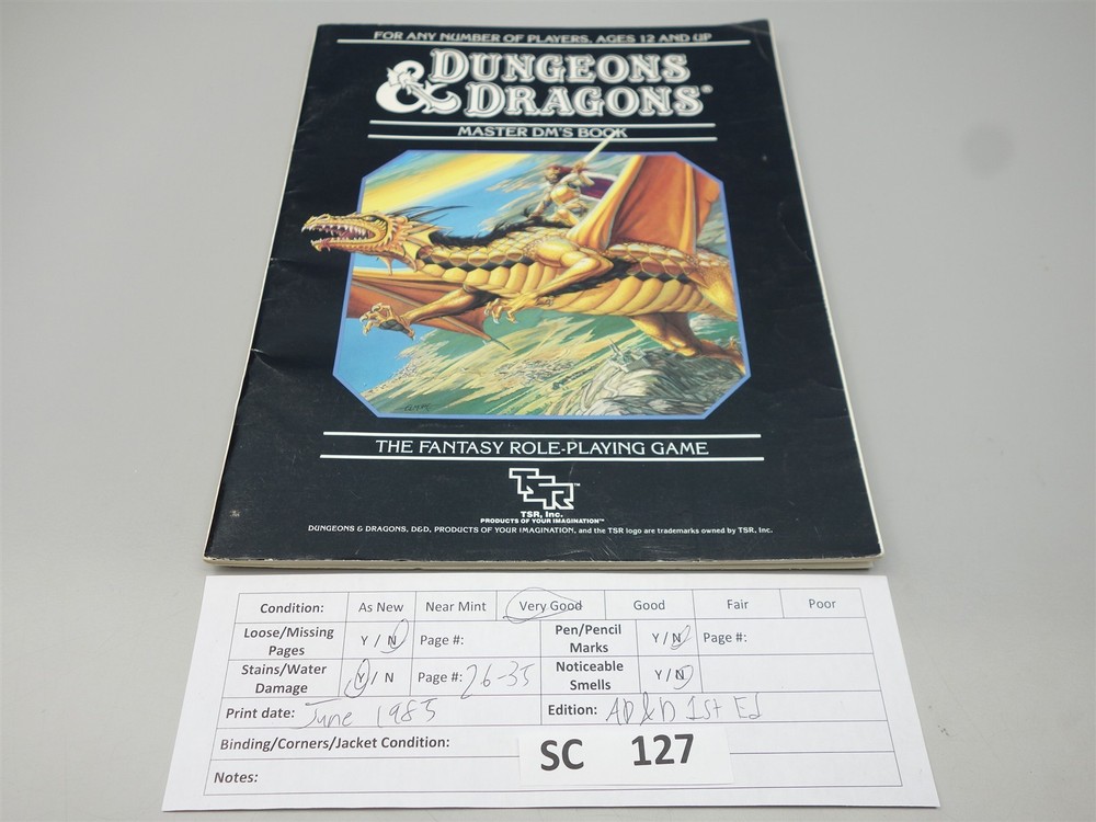 Dungeons & Dragons, D&D: Master DM's Book (Black Cover)