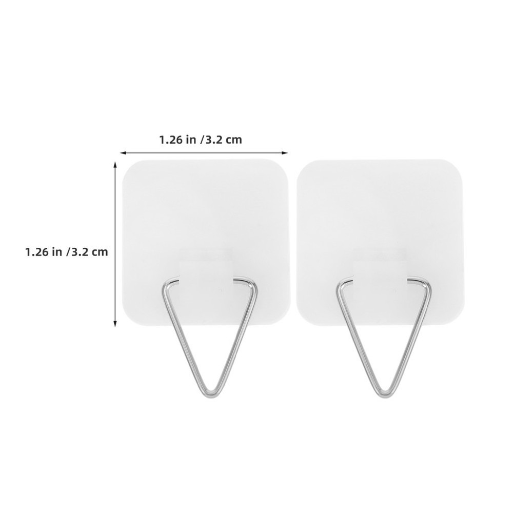 40 Pcs Plate Wall Hanger Small Plates Holders for Display Invisible Adhesive
