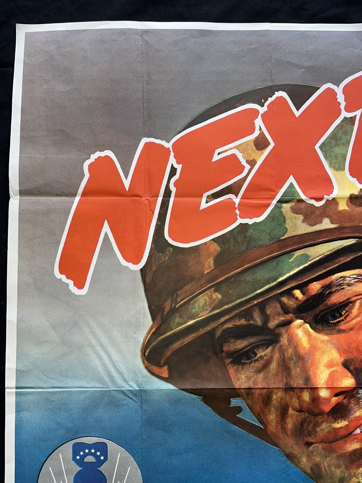 Vintage WWII War Large Poster - JAPAN You’re Next! 6th War Loan - 28-1/2”x40”