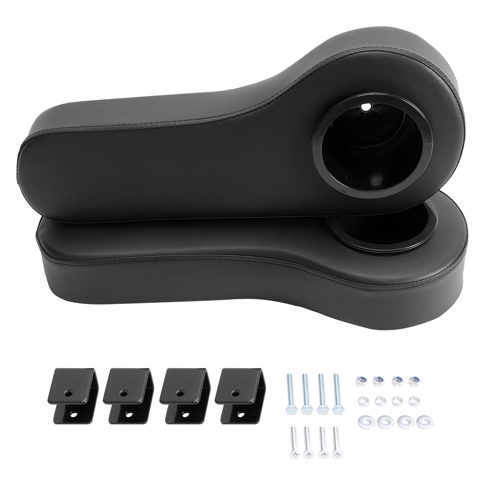 SEAT ARM REST CUSHION CUP HOLDER FIT FOR EZGO/CLUB CAR/YAMAHA GOLF CART PAIR