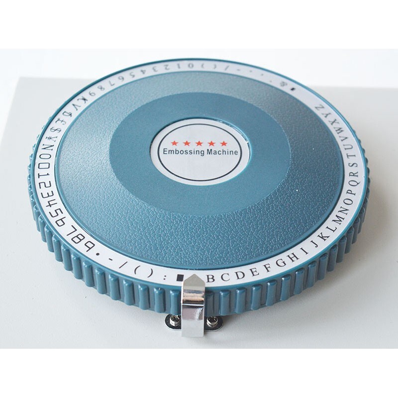 Manual 71 Characters PVC ID Membership Card Embossing Machine Code Printer]