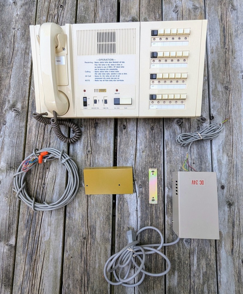 Aiphone NEM 20 CMaster Telephone Audio School Intercom System 20 Phone Lines